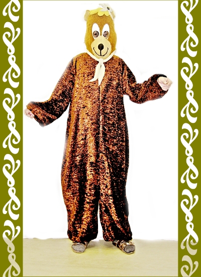kostým Medvěd Cinda, půjčovna Ladana