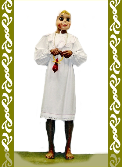 kostým mimino, půjčovna karnevalových kostýmů Praha Ladana