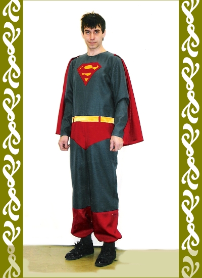 kostým Supermana, půjčovna karnevalových kostýmů Ladana